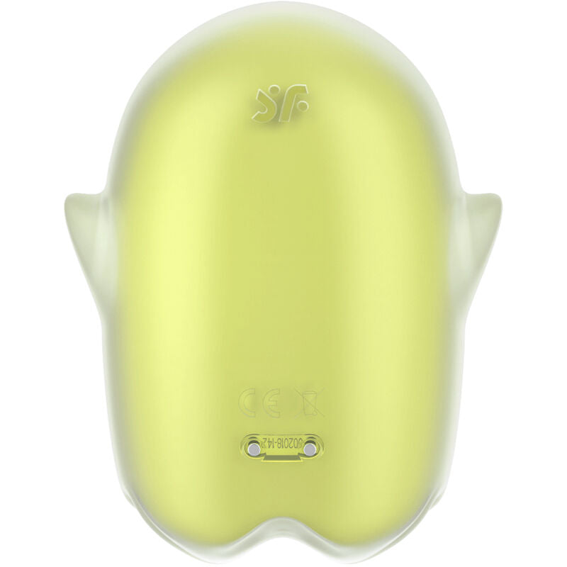 SATISFYER - GLOWING GHOST AIR PULSE & YELLOW VIBRATOR