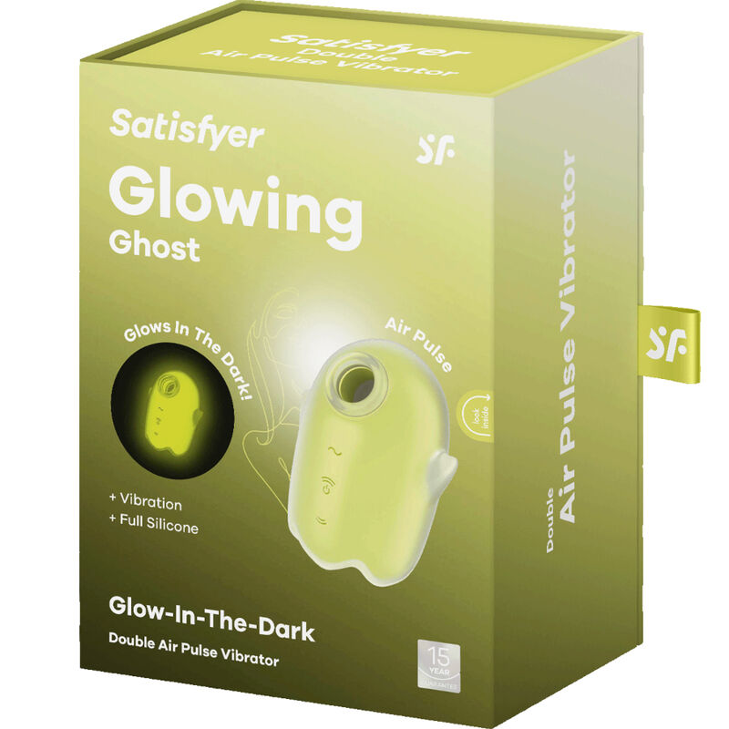 SATISFYER - GLOWING GHOST AIR PULSE & YELLOW VIBRATOR