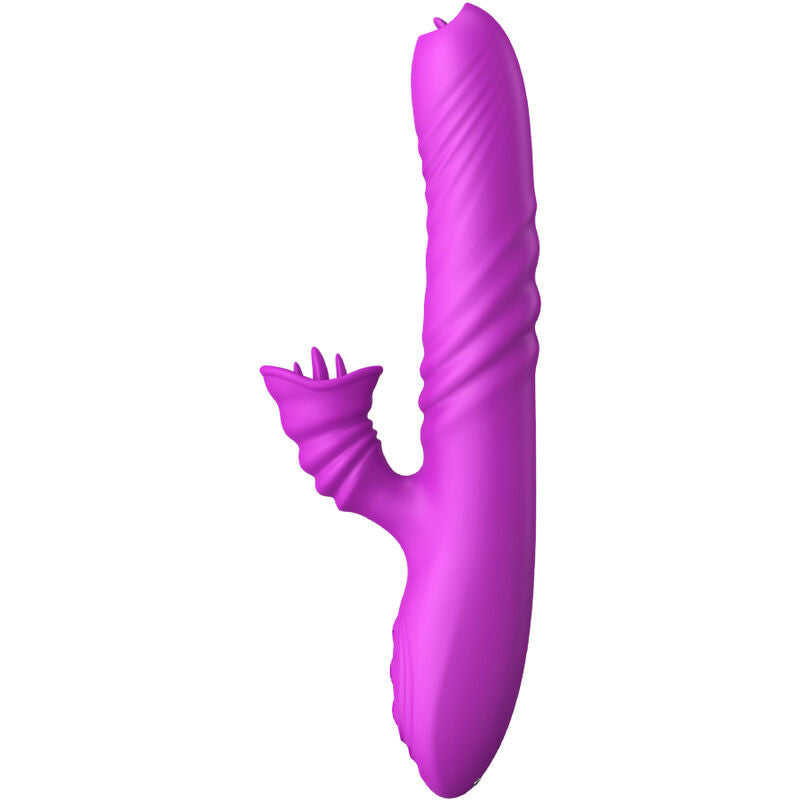 ARMONY - ANGELIA MULTIFUNCTIONAL DOUBLE TONGUE VIBRATOR WITH VIOLET HEAT EFFECT