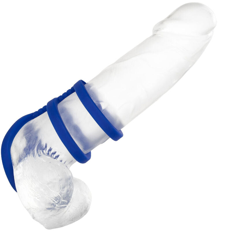 CALEXOTICS - ADMIRAL TRIPLE PENIS CAGE BLUE