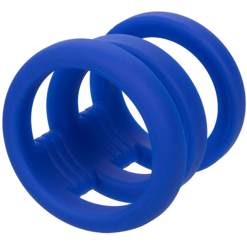 CALEXOTICS - ADMIRAL TRIPLE PENIS CAGE BLUE
