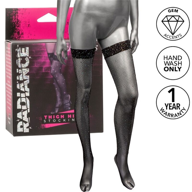 CALEXOTICS - BAS HAUTS DE CUISSE À PERLES RADIANCE
