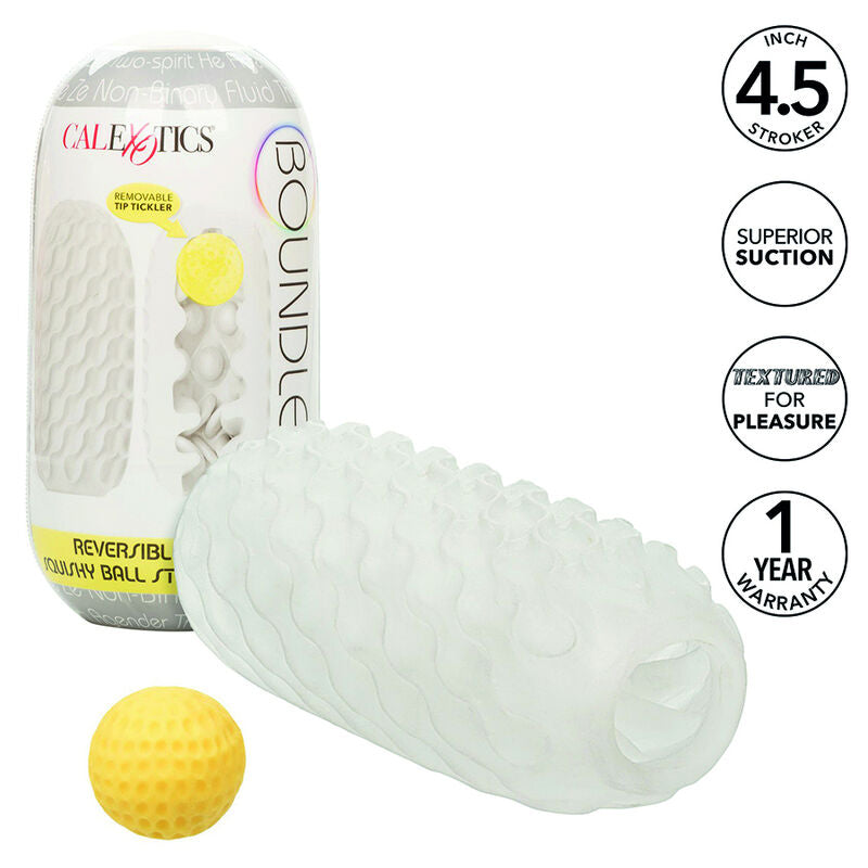 CALEXOTICS - BOUNDLESS SOFT REVERSIBLE STROKER YELLOW