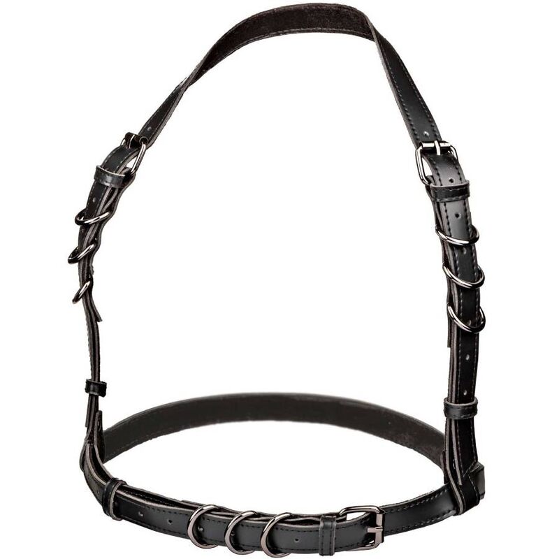 CALEXOTICS - EUPHORIA HATLER HARNESS WITH BUCKLE PLUS SIZE BLACK
