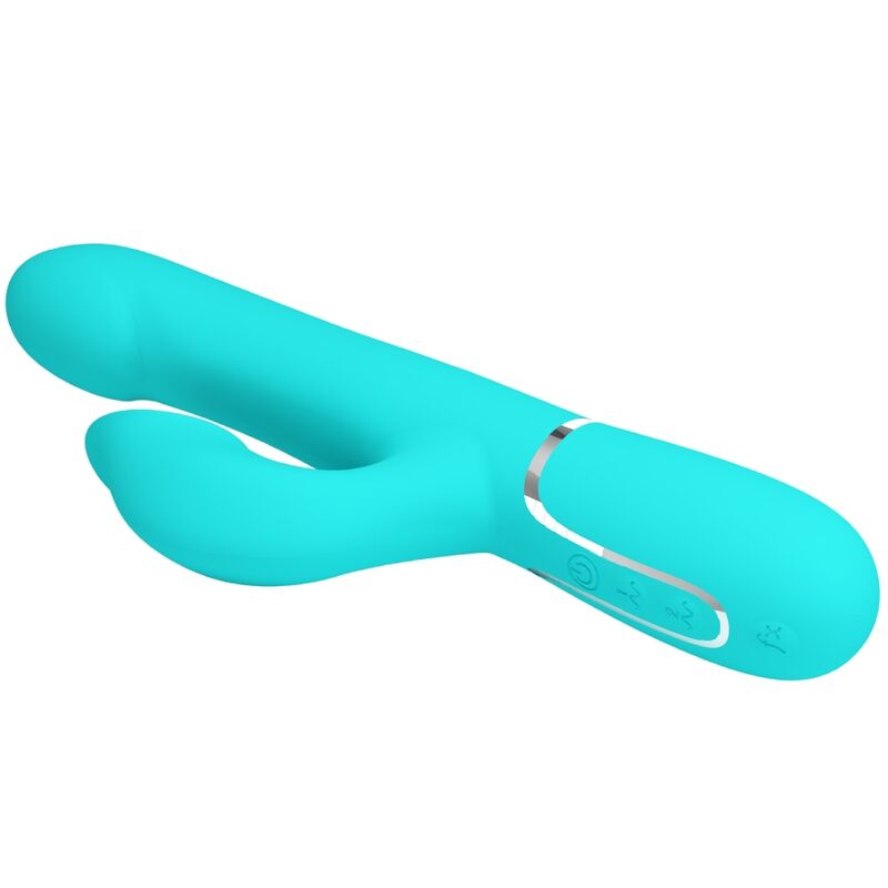 PRETTY LOVE - WATER GREEN PEARL RABBIT VIBRATOR