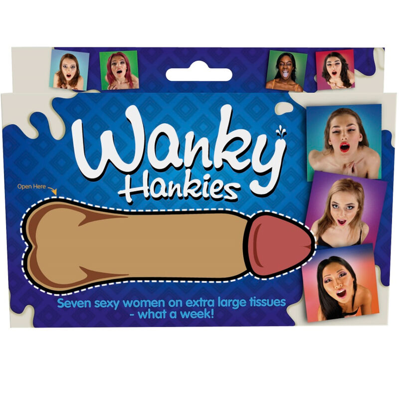 SPENCER & FLEETWOOD - WANKY HANKIES 7 MOUCHOIRS EXTRA LARGES FEMMES