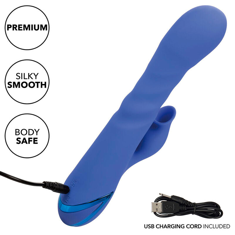 CALEXOTICS - LA LOVE VIBRATOR & SUCKER BLUE BY CALIFORNIA DREAMING