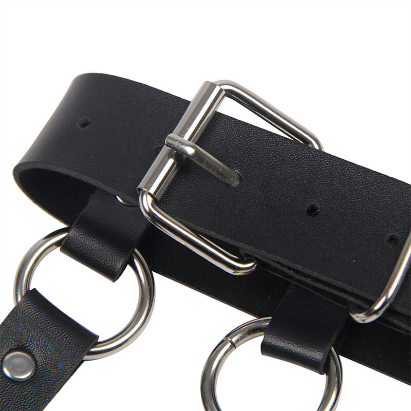 SUBBLIME - CHAIN CHEST HARNESS LARGE RING ONE SIZE