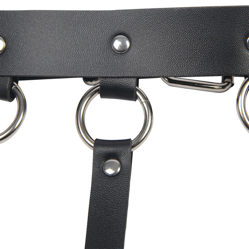 SUBBLIME - CHAIN CHEST HARNESS LARGE RING ONE SIZE