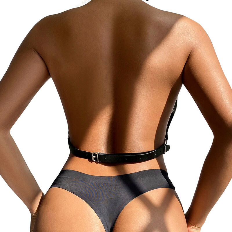SUBBLIME - CHAIN CHEST HARNESS LARGE RING ONE SIZE