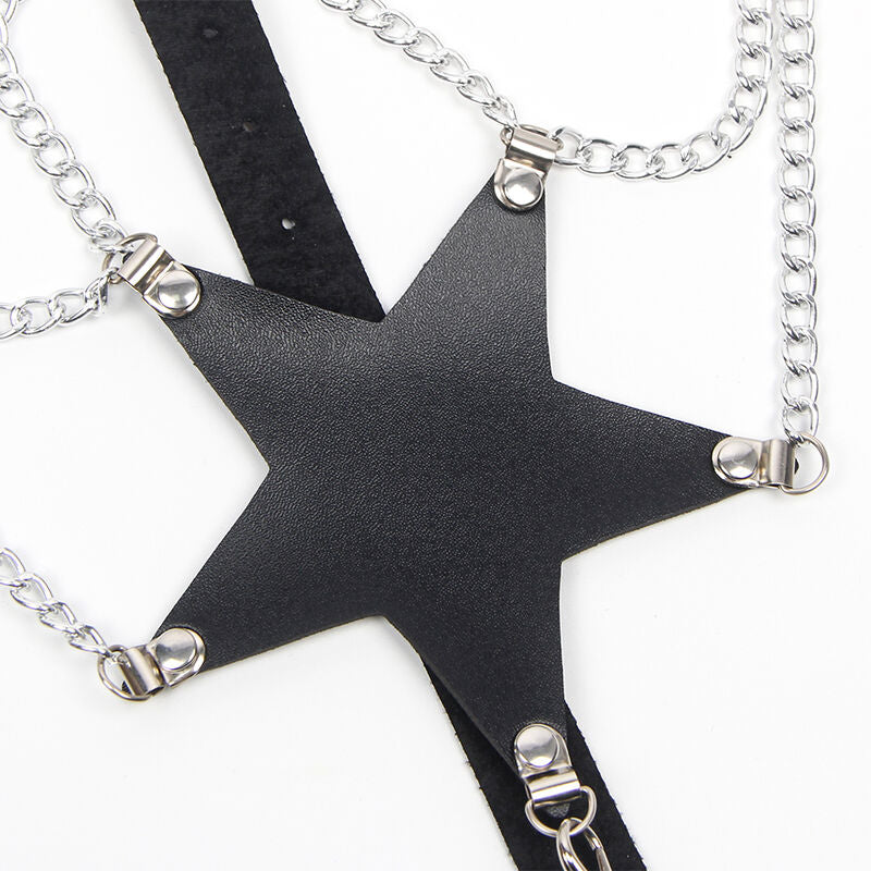 SUBBLIME - FULL BODY HARNESS STAR CHAIN DETAIL ONE SIZE