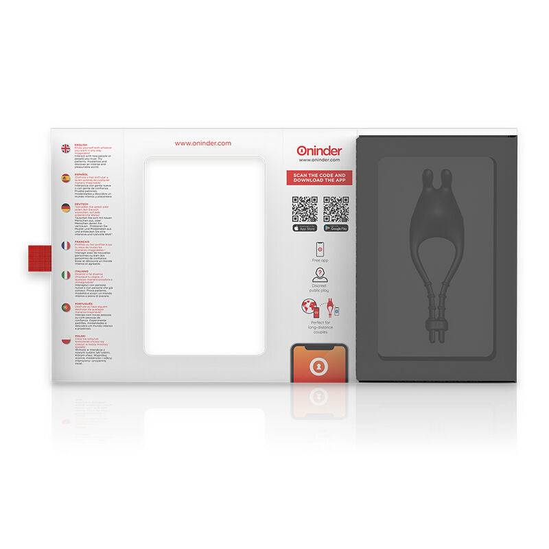 ONINDER - PAMPA ADJUSTABLE AND MULTI-POSITION VIBRATING RING - FREE APP