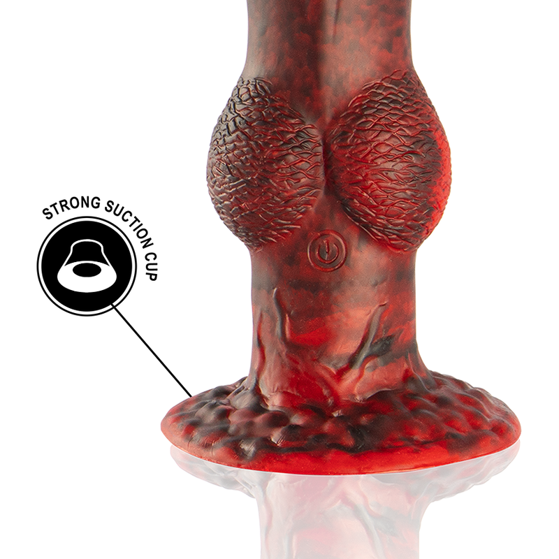EPIC - PROMETHEUS DILDO TITAN ON FLAMES TÉLÉCOMMANDE RECHARGEABLE