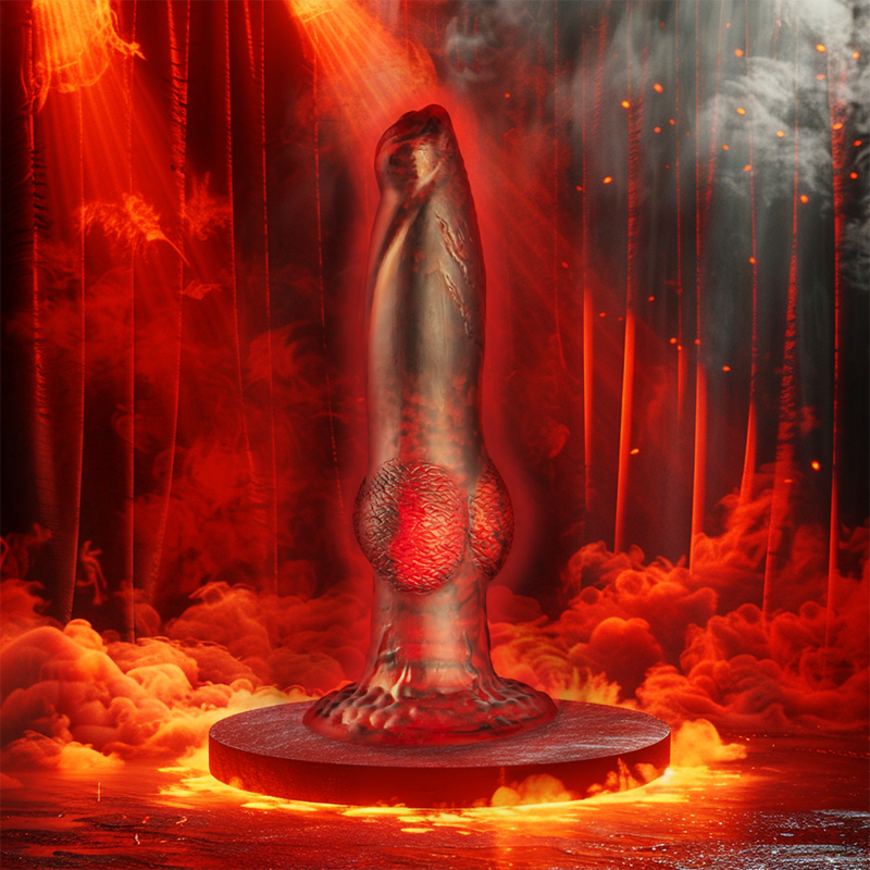 EPIC - PROMETHEUS DILDO TITAN ON FLAMES TÉLÉCOMMANDE RECHARGEABLE