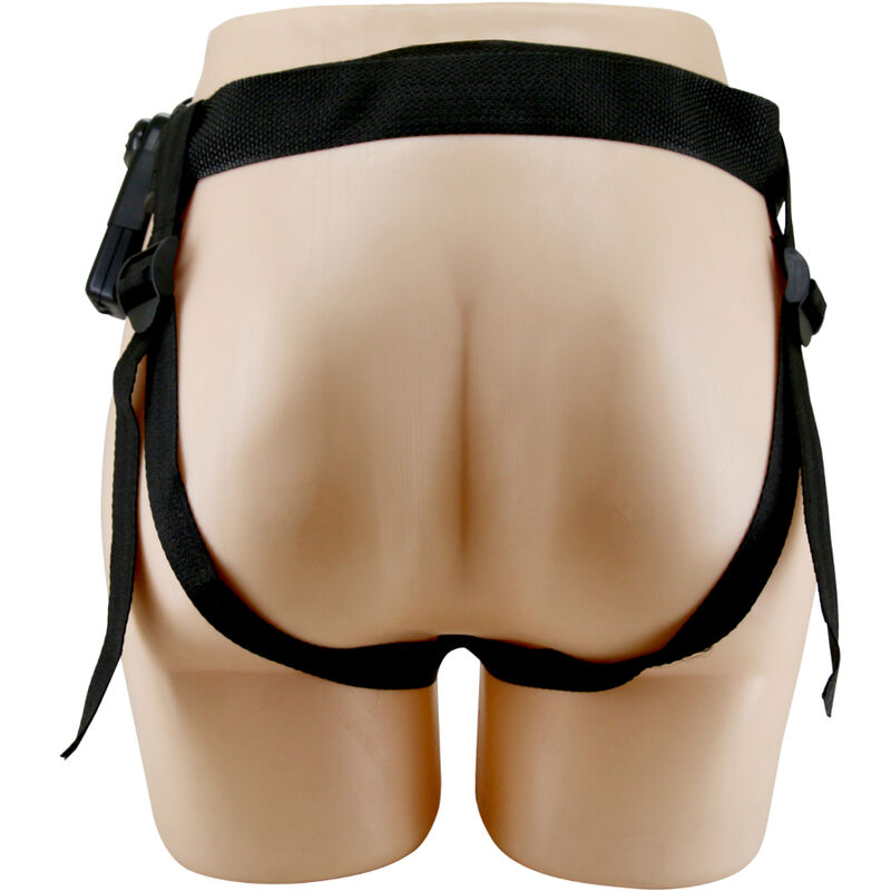 PRETTY LOVE - STARKS HARNESS BRIEFS MULTI-SPEED VIBRATION DILDO 17.5 CM MULATO