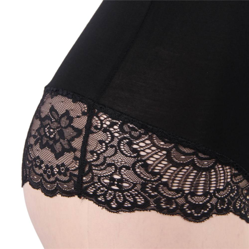 SUBBLIME - TEDDY NOIR AVEC DÉTAILS EN DENTELLE FLORALE S/M