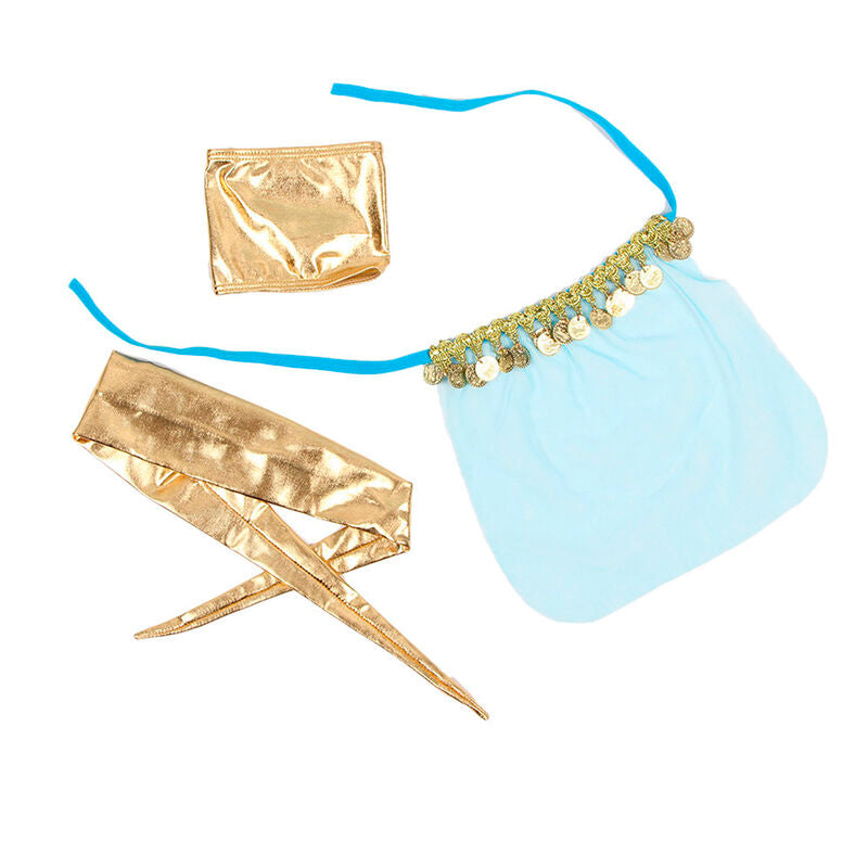 SUBBLIME - ENSEMBLE DE LINGERIE BLEU STYLE INDIEN S/M