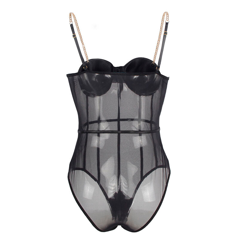 SUBBLIME - BLACK CHAIN STRAP BODY S/M