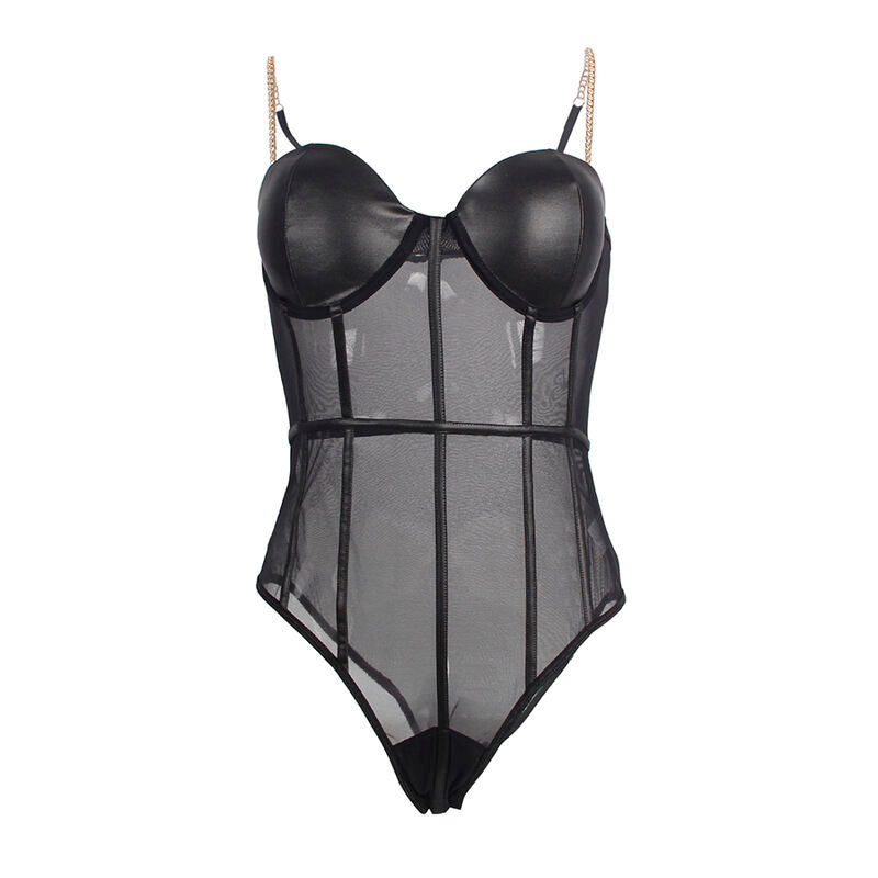 SUBBLIME - BLACK CHAIN STRAP BODY S/M