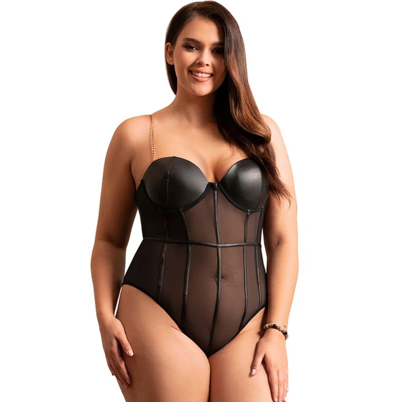 SUBBLIME - BLACK CHAIN STRAP BODY S/M