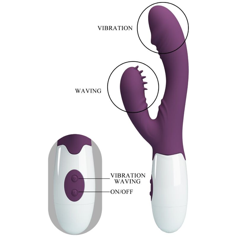 PRETTY LOVE - ANDRE RABBIT VIBRATOR & PURPLE G-SPOT STIMULATOR