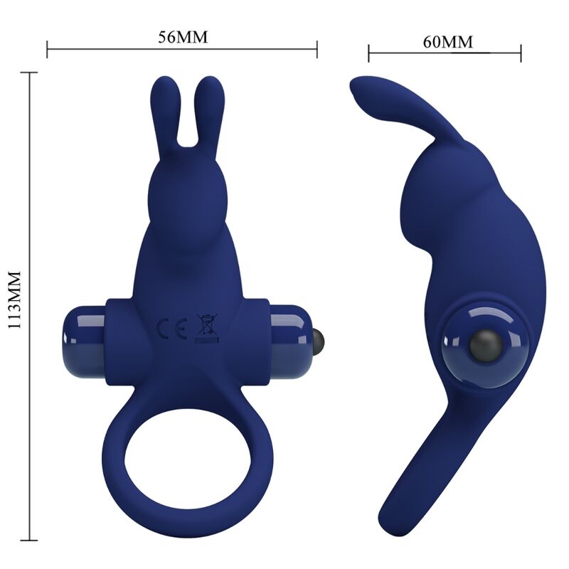PRETTY LOVE - JIRO BLUE VIBRATING RABBIT RING