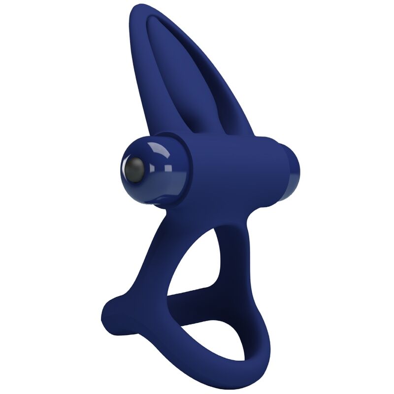 PRETTY LOVE - MAT DOUBLE RING WITH VIBRATION & BLUE STIMULATOR