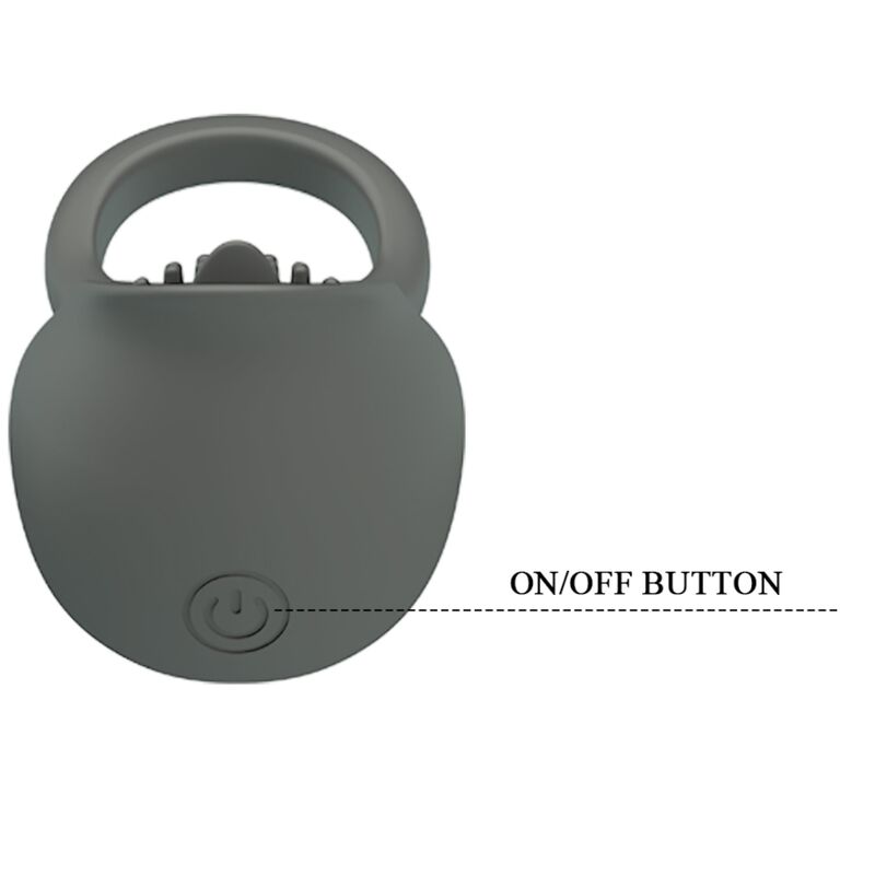 PRETTY LOVE - NIMBUS VIBRATING RING WITH GREY TONGUE