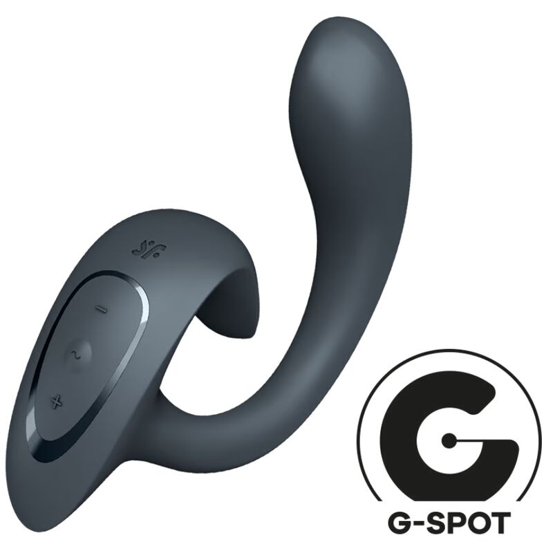 SATISFYER - G POUR DÉESSE 1 VIBRATEUR LAPIN GRIS FONCÉ
