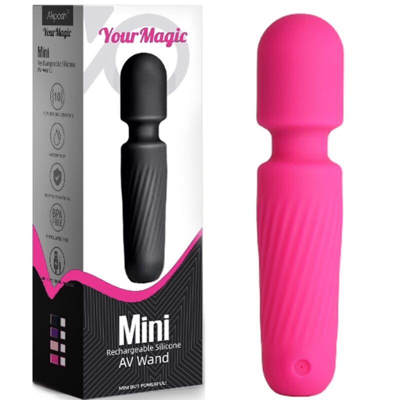 ARMONY - YOUR MAGIC RECHARGEABLE MASSAGER & VIBRATOR 10 VIBRATIONS PINK