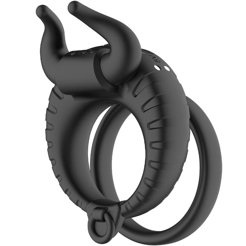 ARMONY - BULL'S PASSION VIBRATING RING 10 SPEEDS BLACK