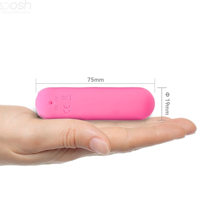ARMONY - SPLASH JOIE SILICONE VIBRATING BULLET REMOTE CONTROL 10 VIBRATIONS 75 X 19 CM PINK