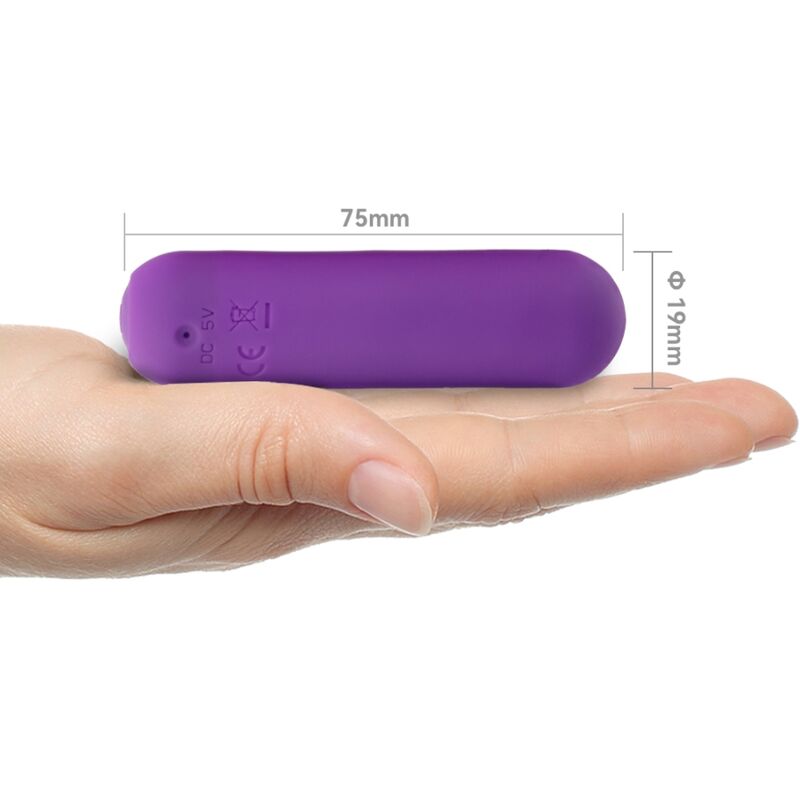 ARMONY - SPLASH JOIE SILICONE VIBRATING BULLET REMOTE CONTROL 10 VIBRATIONS 75 X 19 CM PURPLE