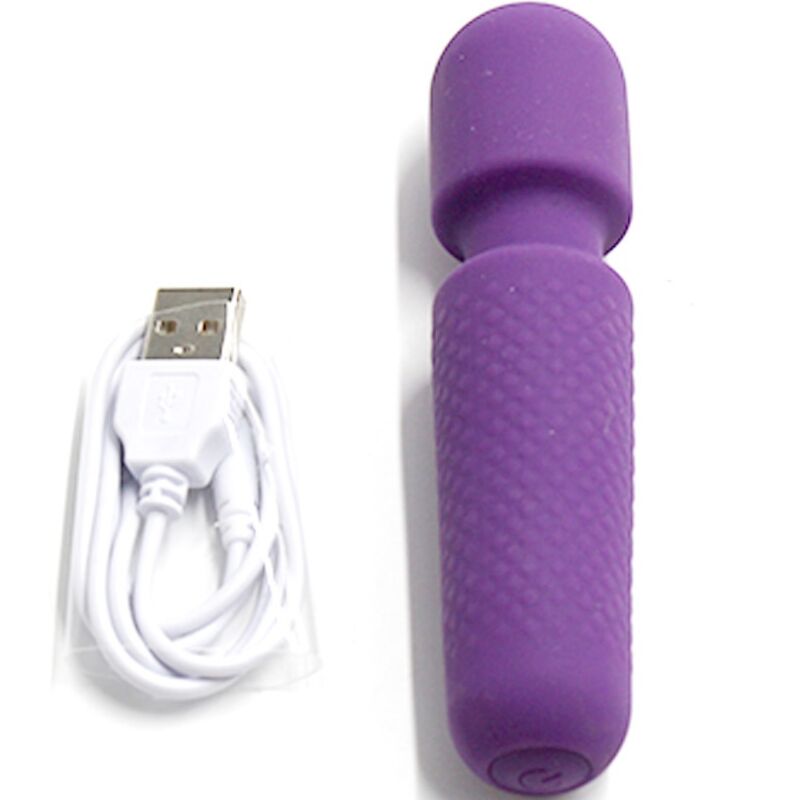 ARMONY - YOUR MAGIC RECHARGEABLE MASSAGER & VIBRATOR 10 VIBRATIONS SILICONE PURPLE