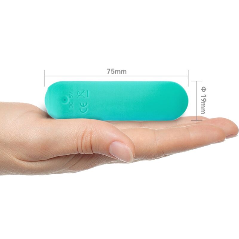 ARMONY - SPLASH HAHA SILICONE VIBRATING BULLET 10 VIBRATIONS 75 X 19 CM GREEN