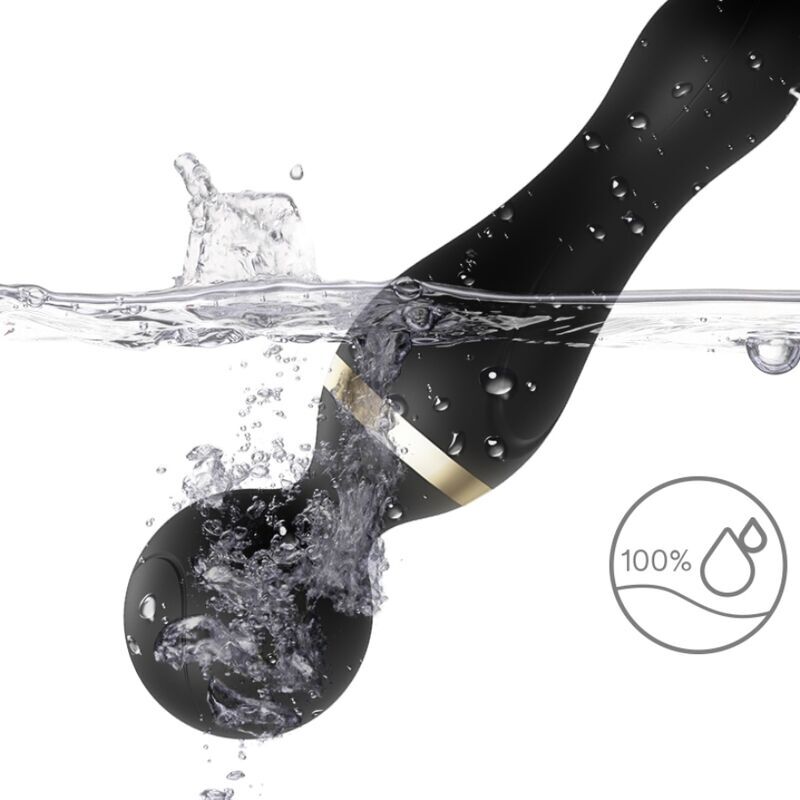 ARMONY - FREEZA FLEXIBLE HEAD MASSAGER & VIBRATOR BLACK