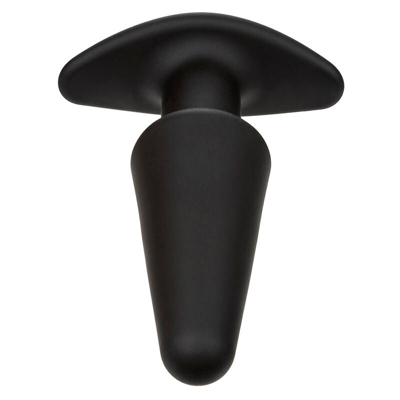 CALEXOTICS - ROCK BOTTOM CONICAL ANAL PLUG 10 VIBRATIONS BLACK SILICONE