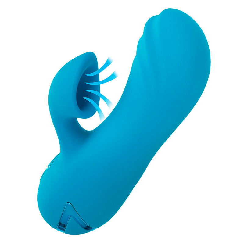 CALEXOTICS - SUNSET BEACH SEDUCER VIBRATOR AND STIMULATOR 10 FUNCTIONS BLUE
