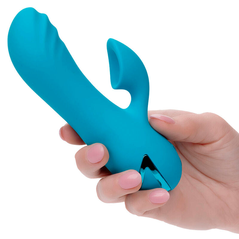 CALEXOTICS - SUNSET BEACH SEDUCER VIBRATOR AND STIMULATOR 10 FUNCTIONS BLUE