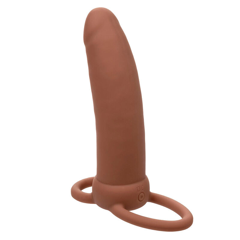 CALEXOTICS - MAXX DOUBLE PENETRATOR THICK 10 VIBRATIONS MULATTO