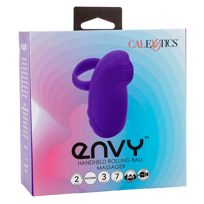 CALEXOTICS - ENVY ROLLING BALL MASSAGER 7 VIBRATIONS PURPLE