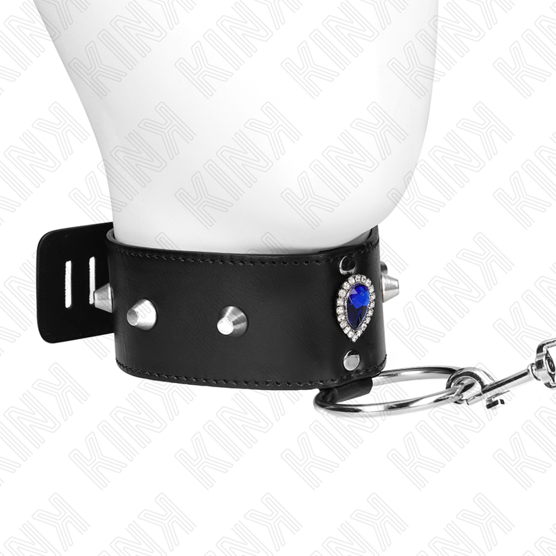 KINK - 65 CM BLUE DIAMONDS ADJUSTABLE NECKLACES 36-43 CM X 5 CM