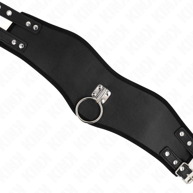 KINK - BLACK 65 CM WIDTH ADJUSTABLE 40-55 CM X 10 CM LEASH COLLAR