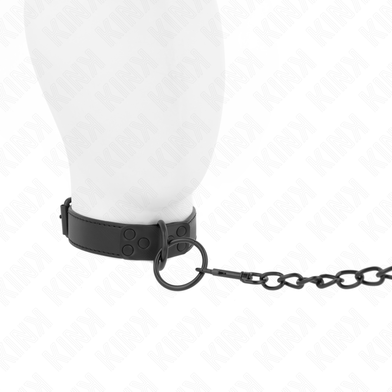 KINK - 65 CM DARK ADJUSTABLE STRAP COLLAR 37-54 CM X 3 CM