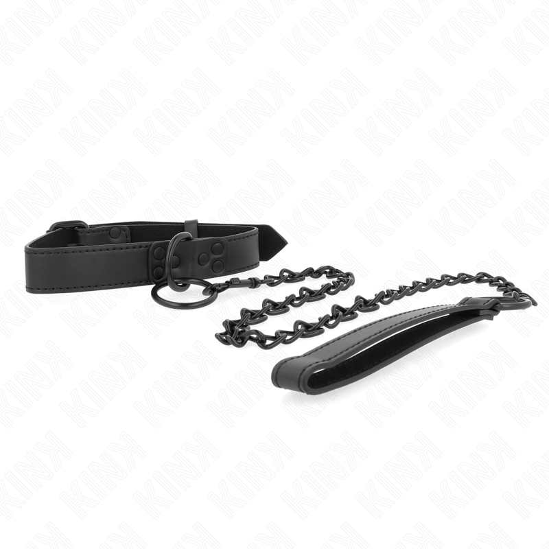 KINK - 65 CM DARK ADJUSTABLE STRAP COLLAR 37-54 CM X 3 CM
