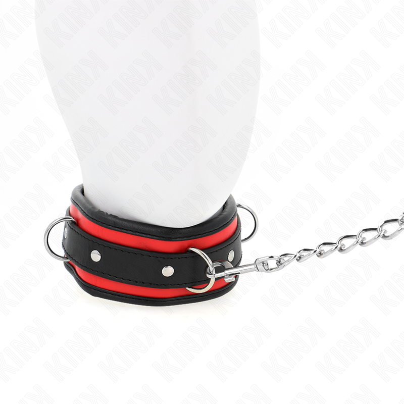 KINK - 65 CM HEAVY DUTY COLLAR WITH LEASH MODEL 2 ADJUSTABLE 36.5-50 CM