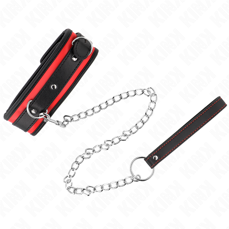 KINK - 65 CM HEAVY DUTY COLLAR WITH LEASH MODEL 2 ADJUSTABLE 36.5-50 CM