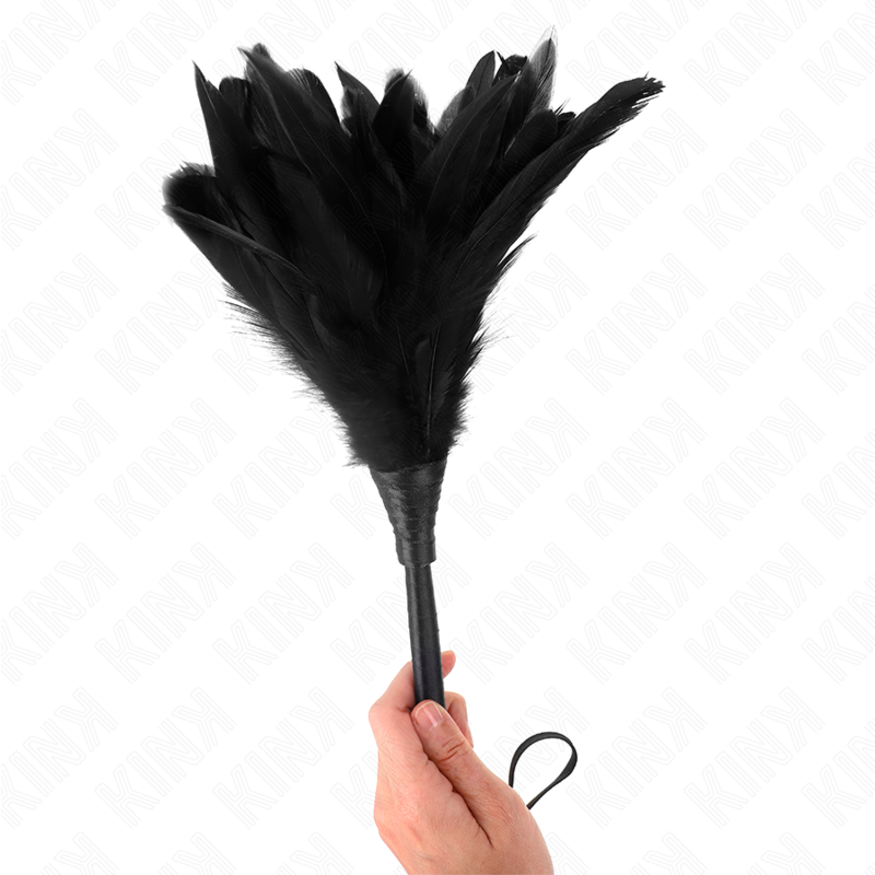 KINK - FOUET À POMPON EN SILICONE EN FORME DE ROSE DE 45 CM