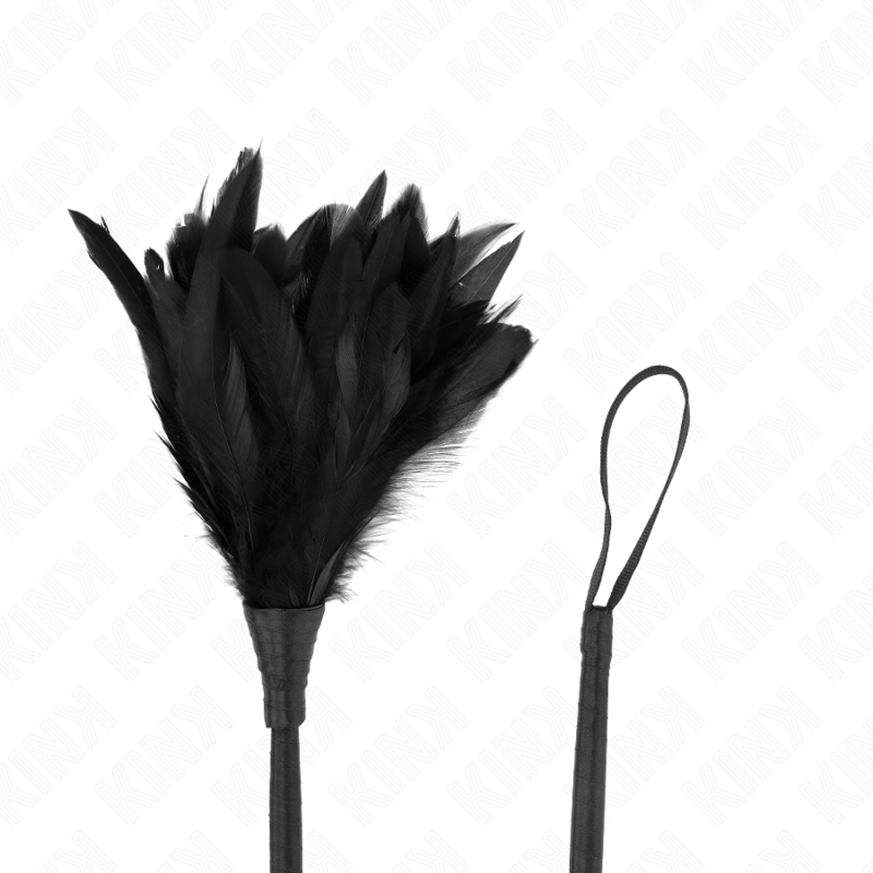 KINK - FOUET À POMPON EN SILICONE EN FORME DE ROSE DE 45 CM