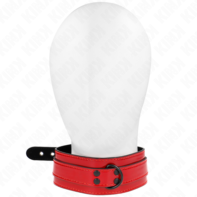 KINK - WINE RED ADJUSTABLE COLLAR 37.5-49.5 CM X 5 CM